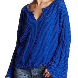 Free people waffle tee